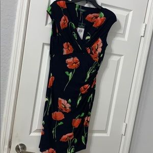 Ralph Lauren Navy Floral Dress